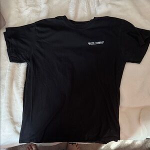 Truth + Theory Black Short Sleeve Crew T-Shirt